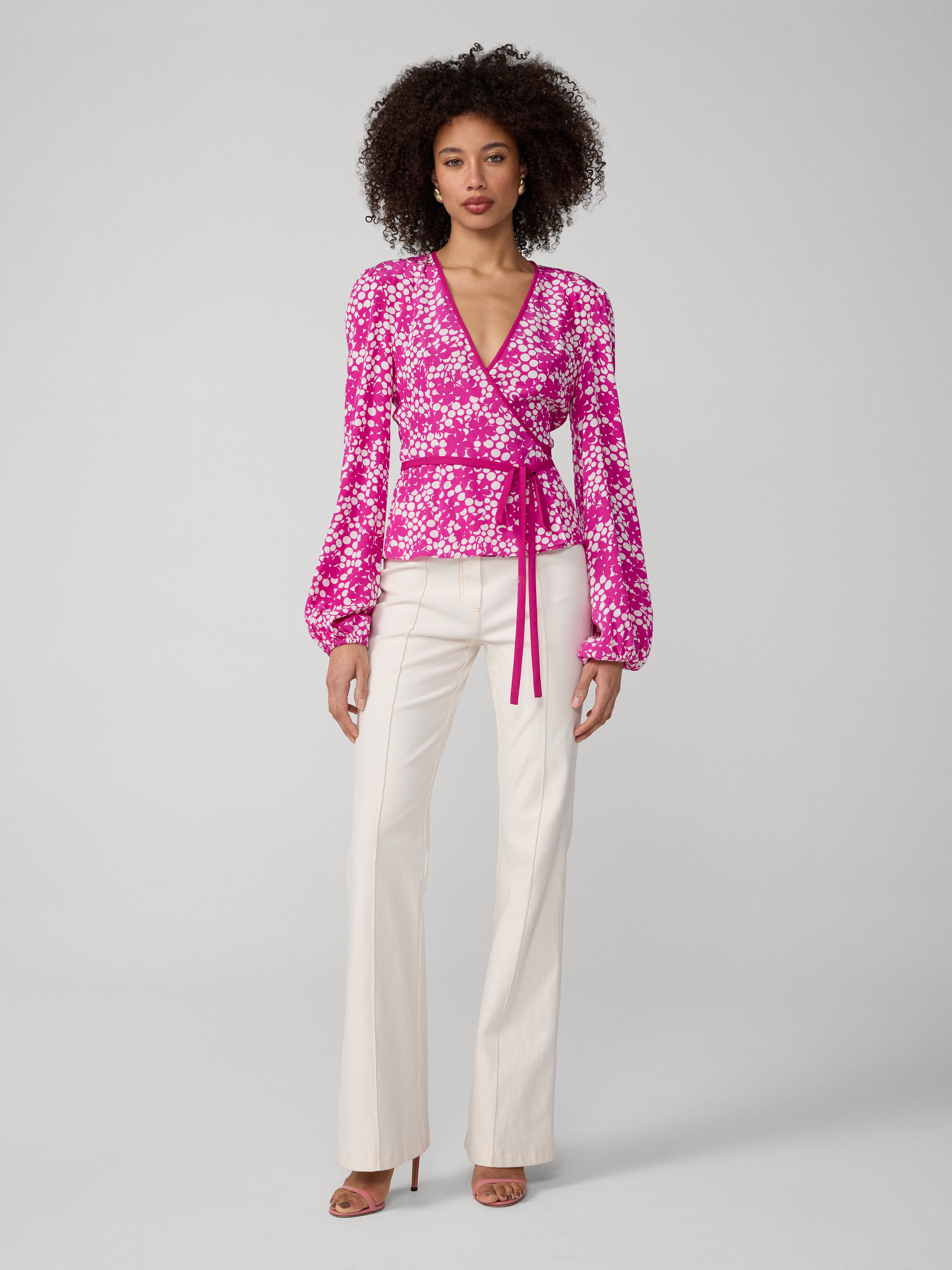 Flora Wrap Top – Diane von Furstenberg
