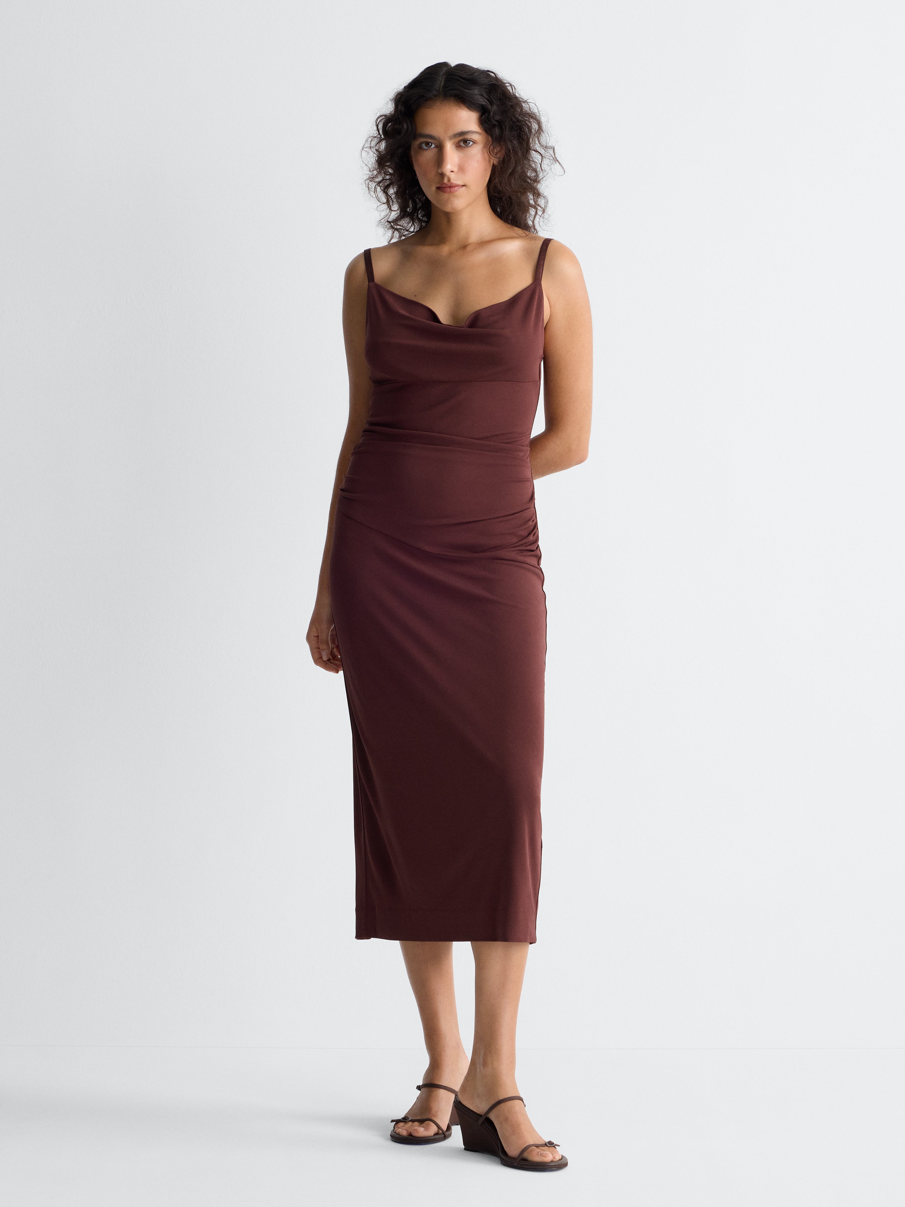 cocktail slip dress Claudia 31 Waist Duration:4 Days Modernized Historical Gown Lace Detail One Piece