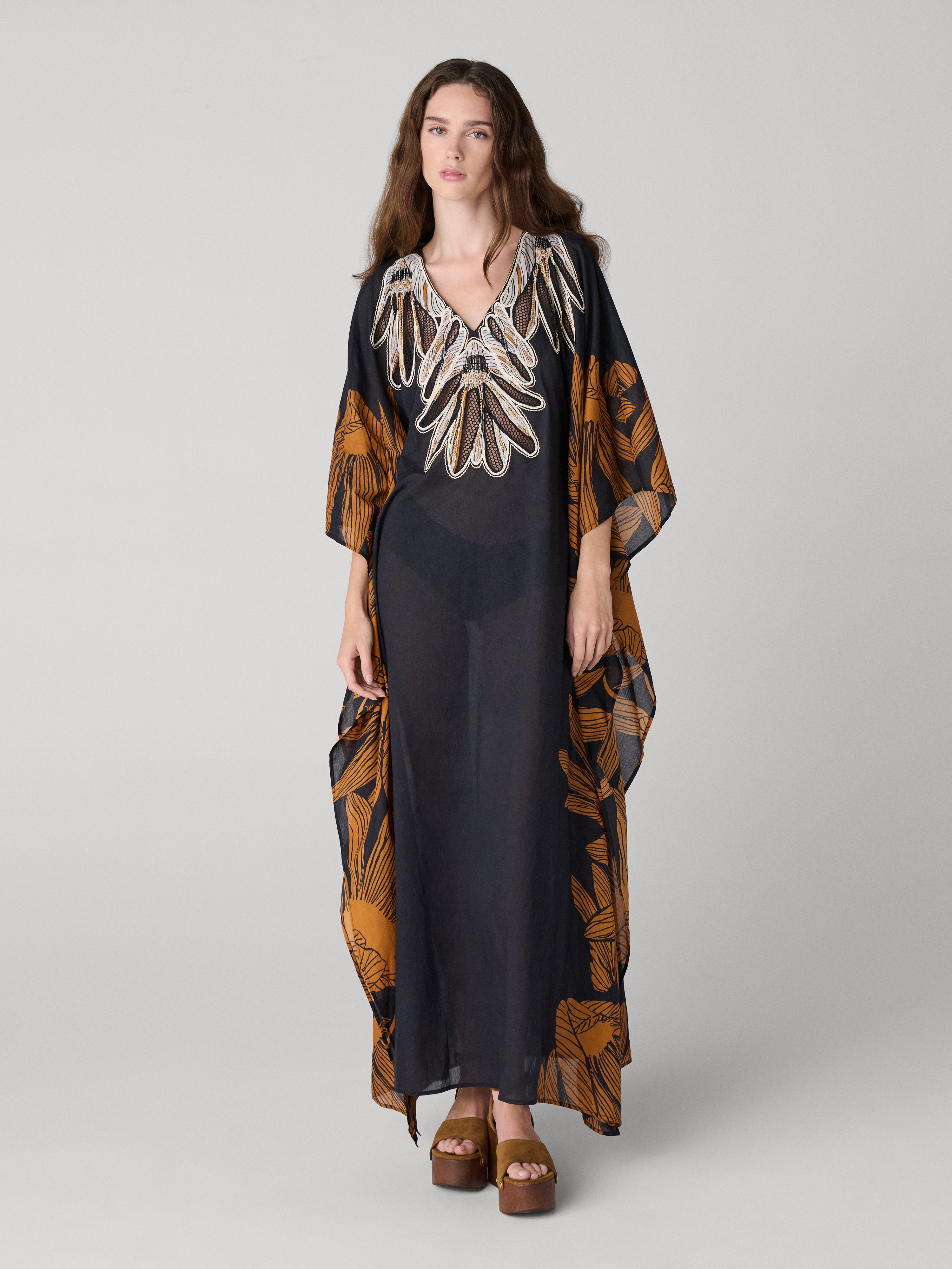 slim fit dress slacks Bambara Beaded Dress