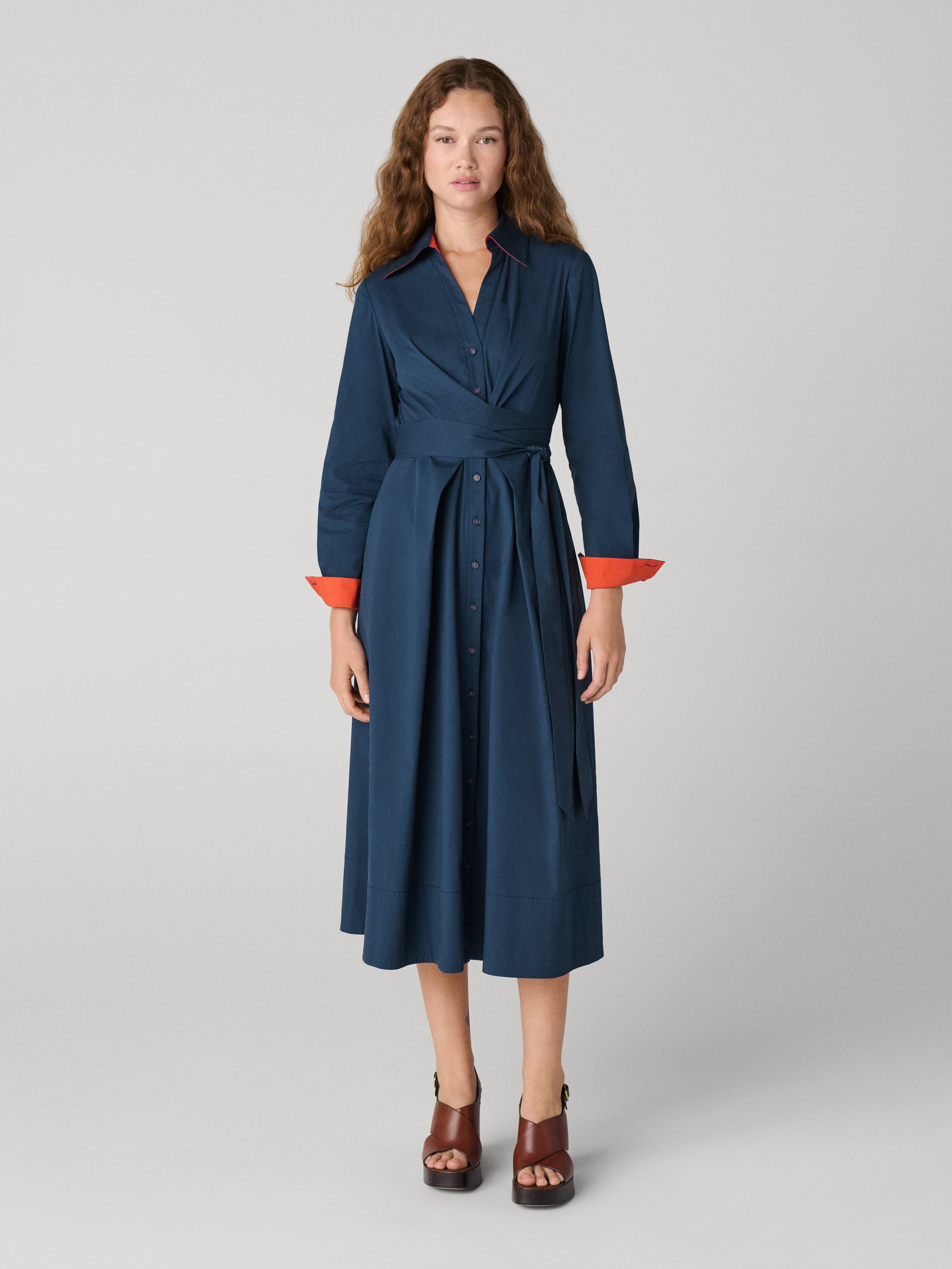 Diane von Furstenberg コート　ネイビー Diane Coat – Diane von Furstenberg