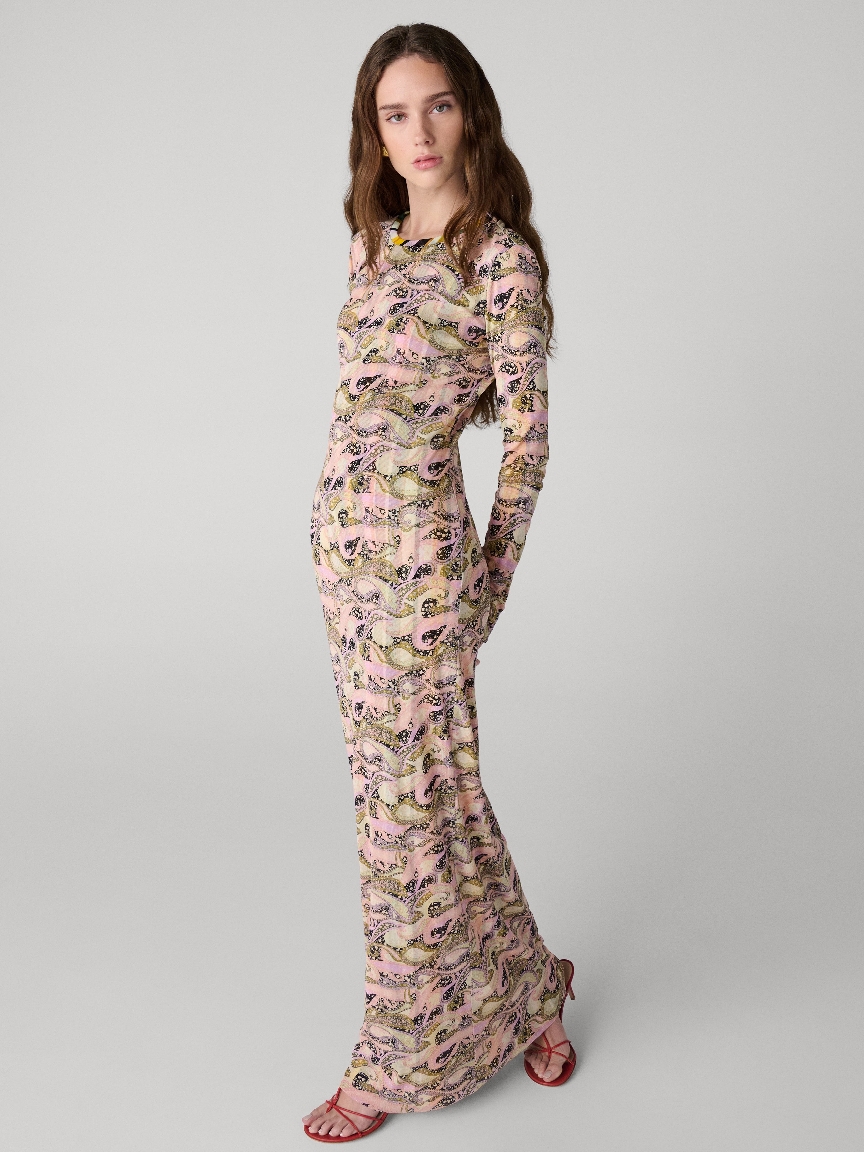 DIANE von FURSTENBERG フレアスリーブVネックワンピース Koren Reversible Dress – Diane von Furstenberg