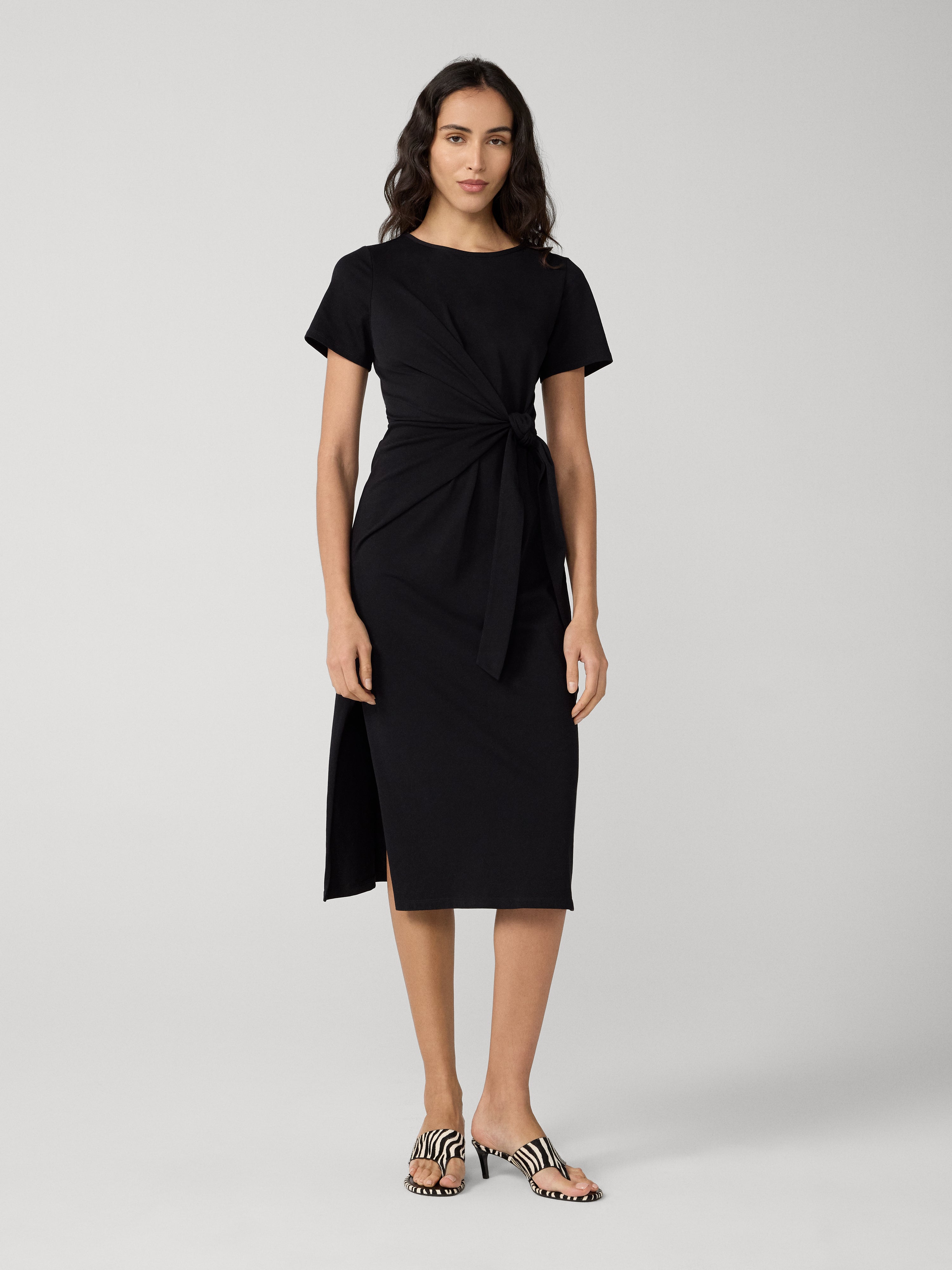sleeveless sweater dress midi Camel Fuzzy Knit Sleeveless Turtle Neck Midi Dress