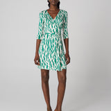 Julian Silk Jersey Wrap Dress