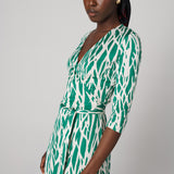 Julian Silk Jersey Wrap Dress