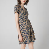 Julian Short Sleeve Wrap Dress