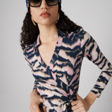 Jeanne Silk Jersey Wrap Dress