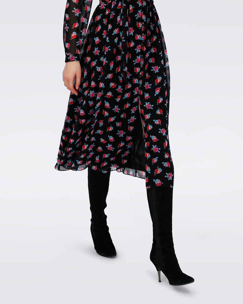 Erica Long Sleeve Midi Dress
