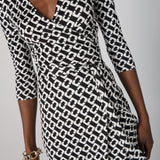 Julian Silk Jersey Wrap Dress