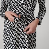 Jeanne Silk Jersey Wrap Dress