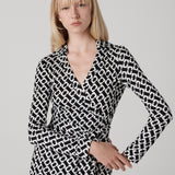 Jeanne Silk Jersey Wrap Dress