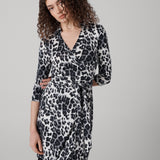 Jeanne Silk Jersey Wrap Dress