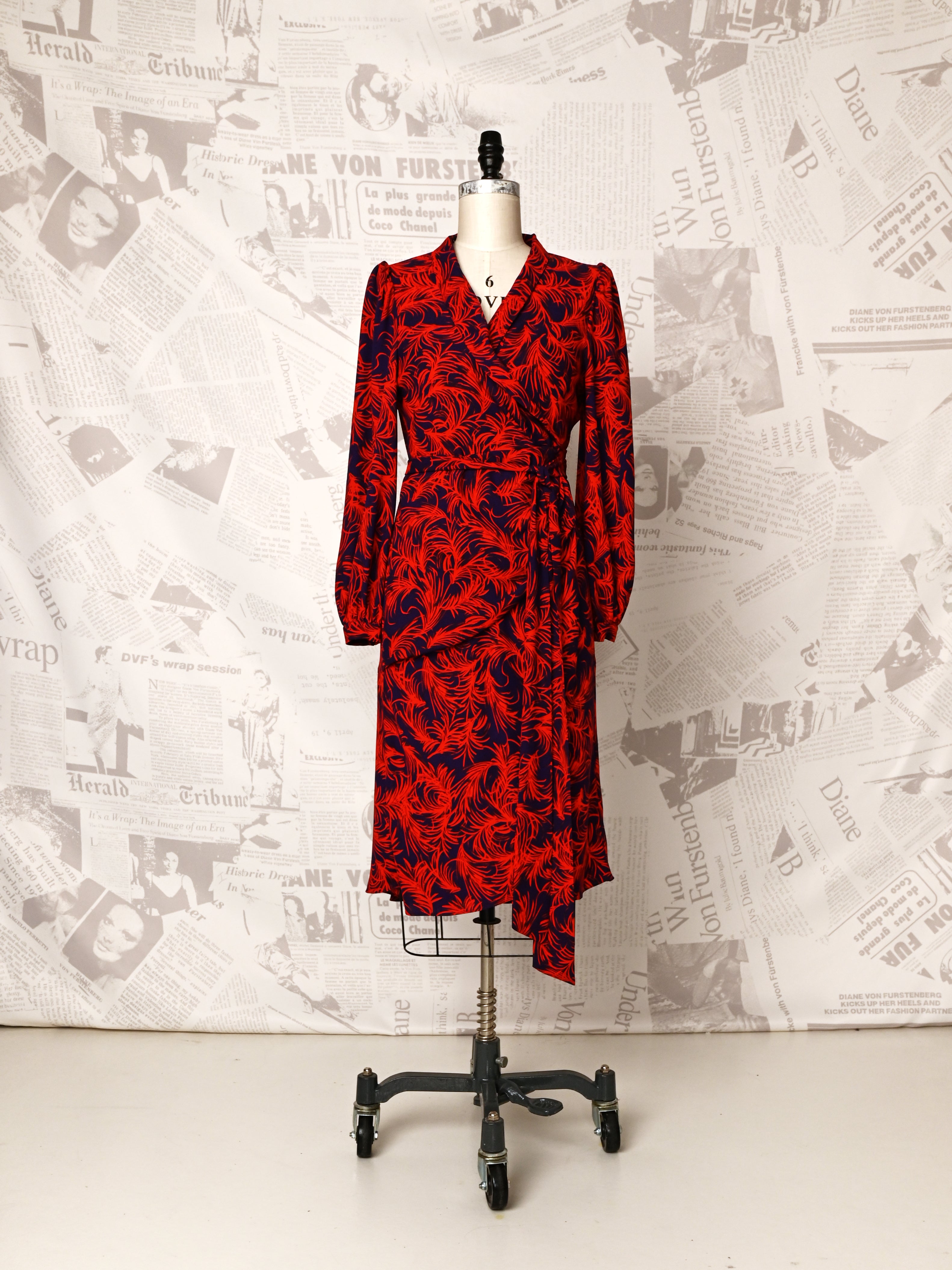 red wrap dress – Diane von Furstenberg