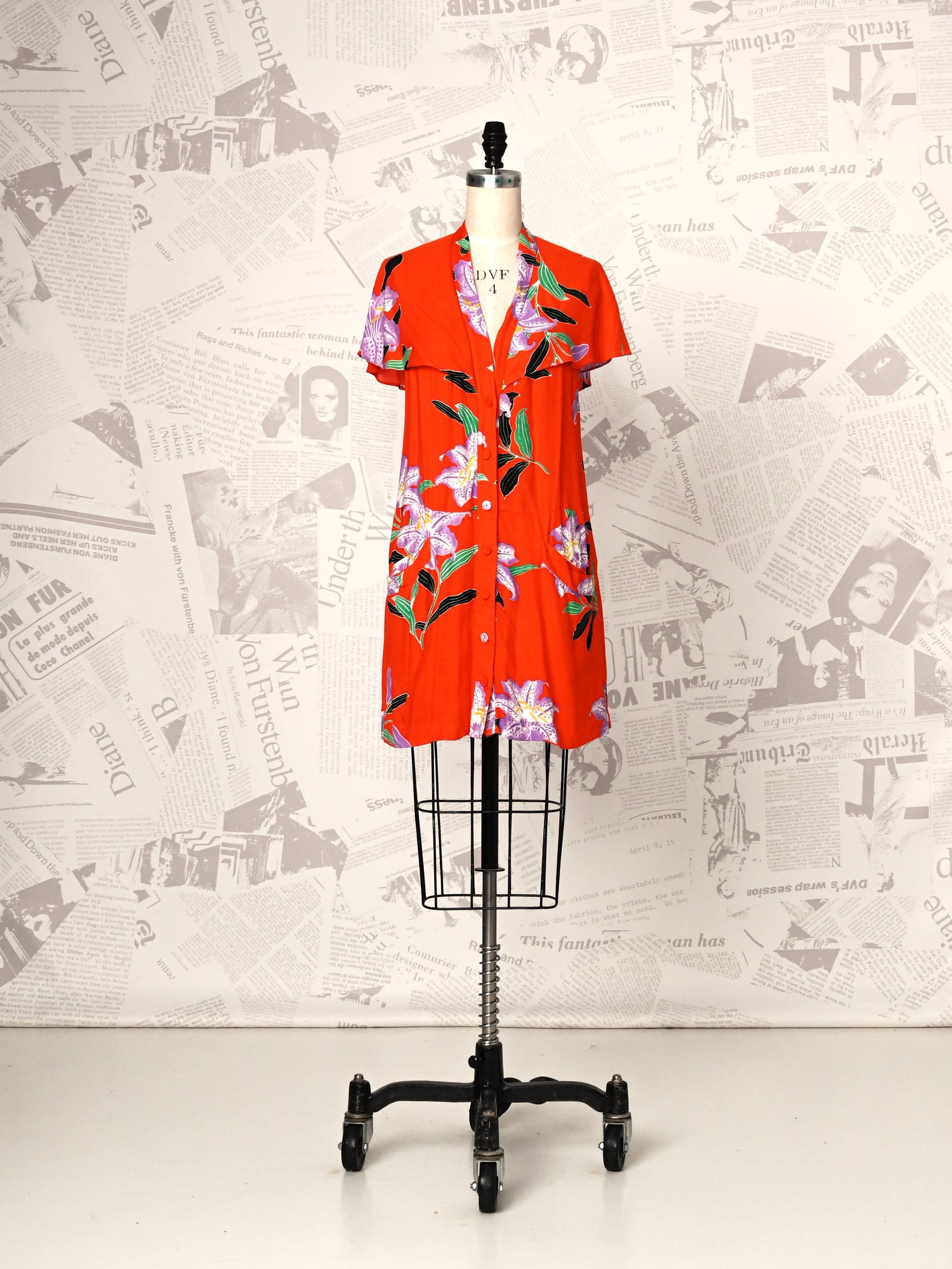 Sleeveless Open back Shirt Dress – Diane von Furstenberg