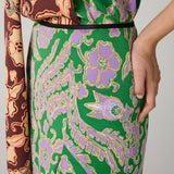 Chrystie Silk Skirt