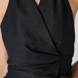 Alyssa Halter Wrap Top