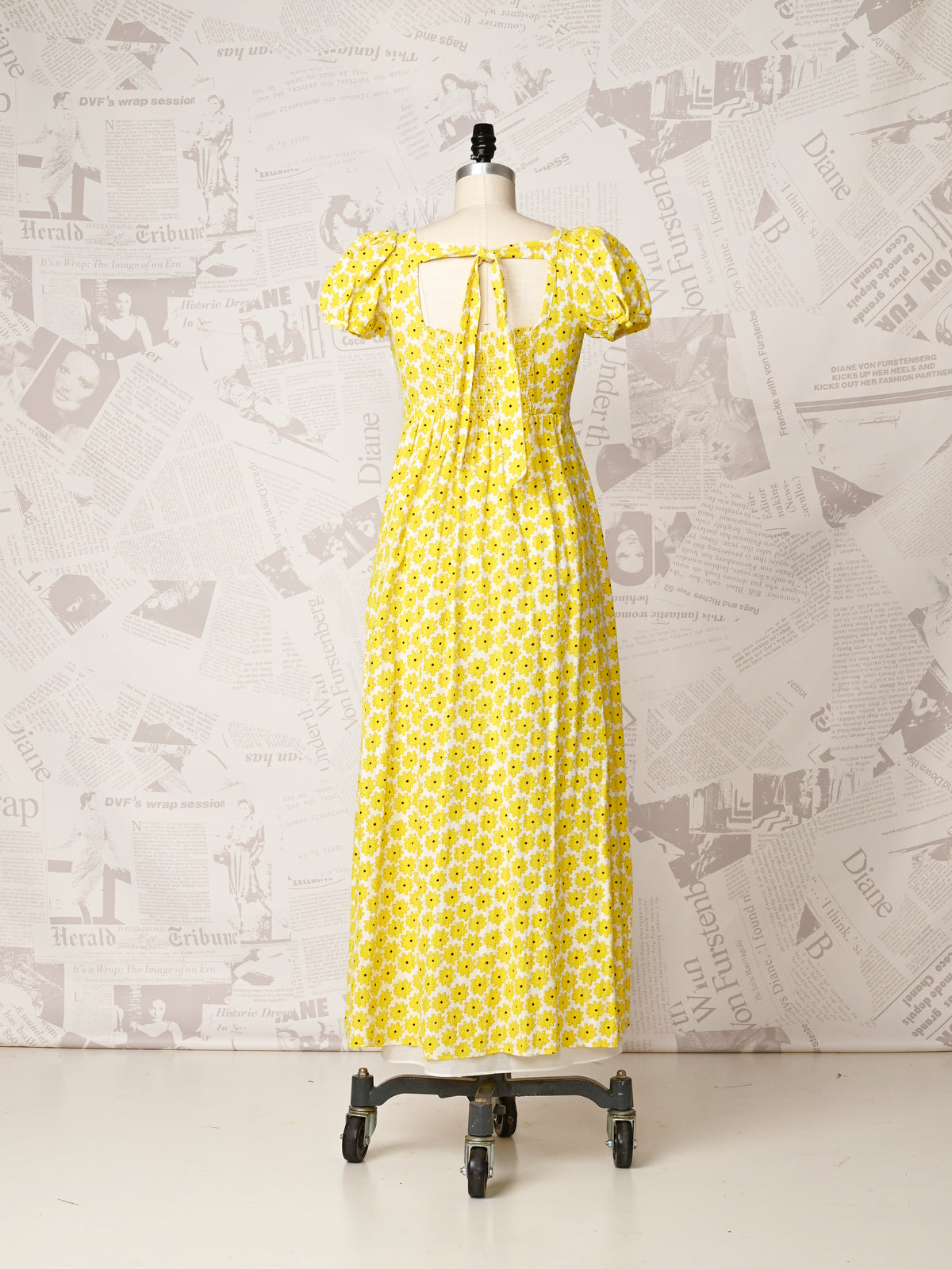 dvf classic dress Diane Von Furstenberg, Poppy floral jacquard cotton Maxi dress, Women, Yellow, US 6, Dresses vintage diane von furstenberg wrap dress