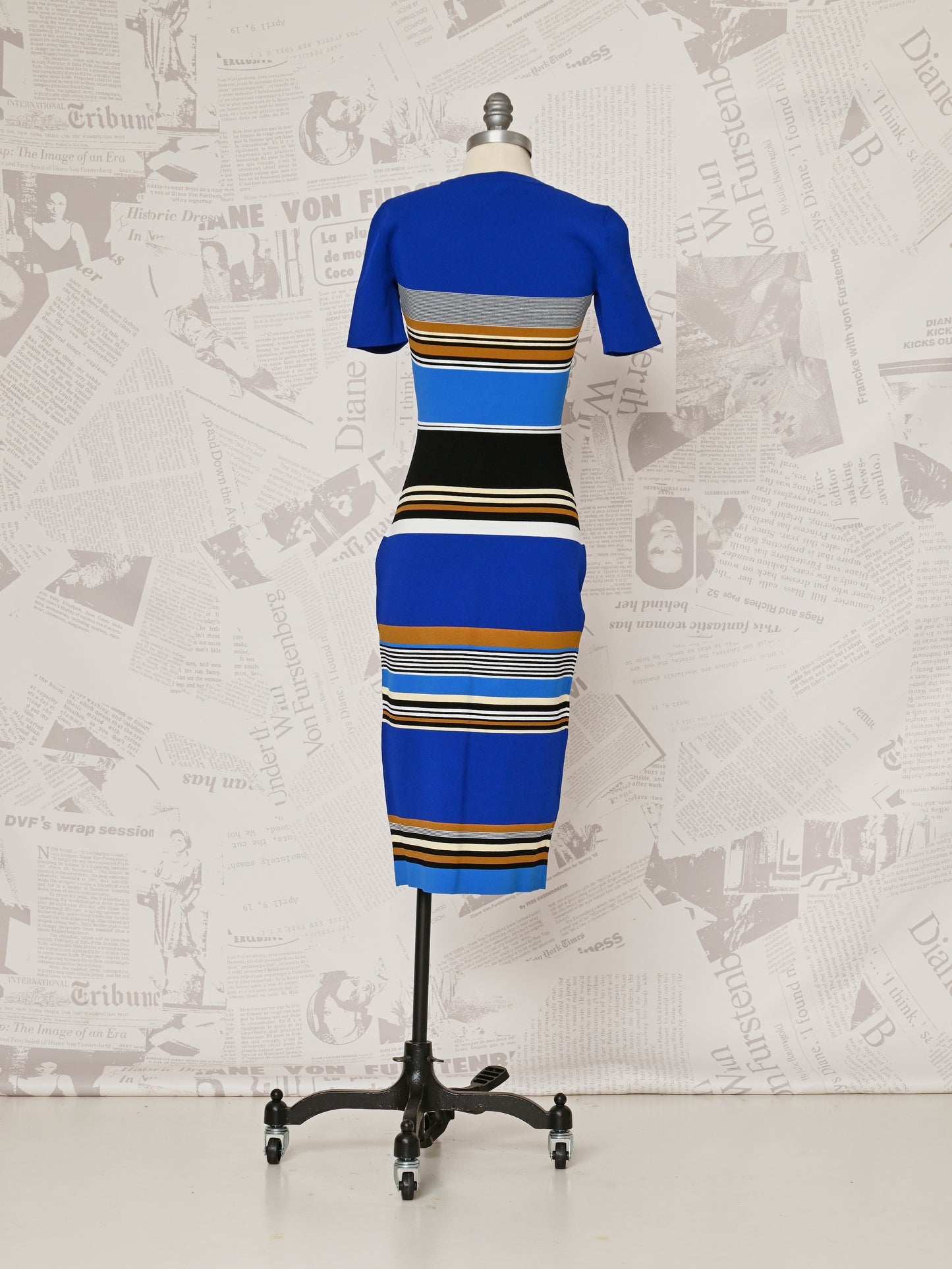 Striped Knit Dress - DVF Vintage Diane von Furstenberg Striped Knit Dress - DVF Vintage Diane von Furstenberg
