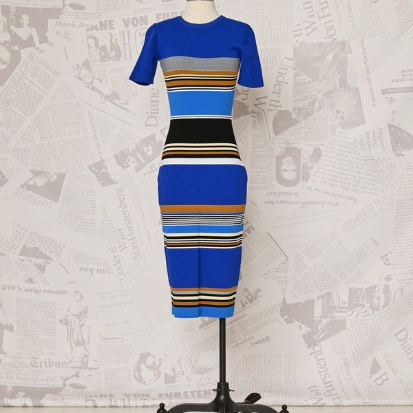 DVF - Striped Knit Dress - DVF Vintage by Diane Von Furstenberg In Size: XS