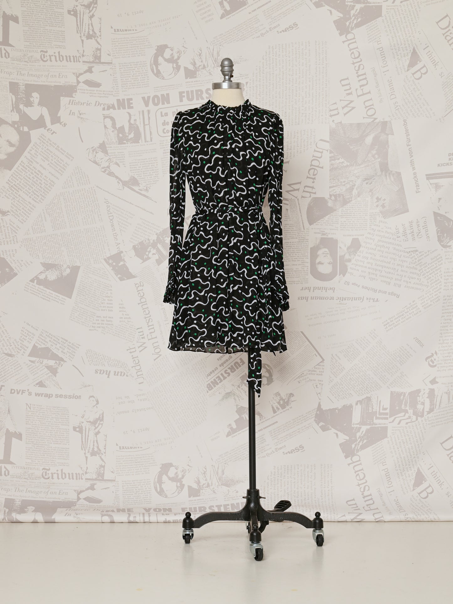 vintage dresses mini Woodley Chiffon Mini Dress – Diane von Furstenberg