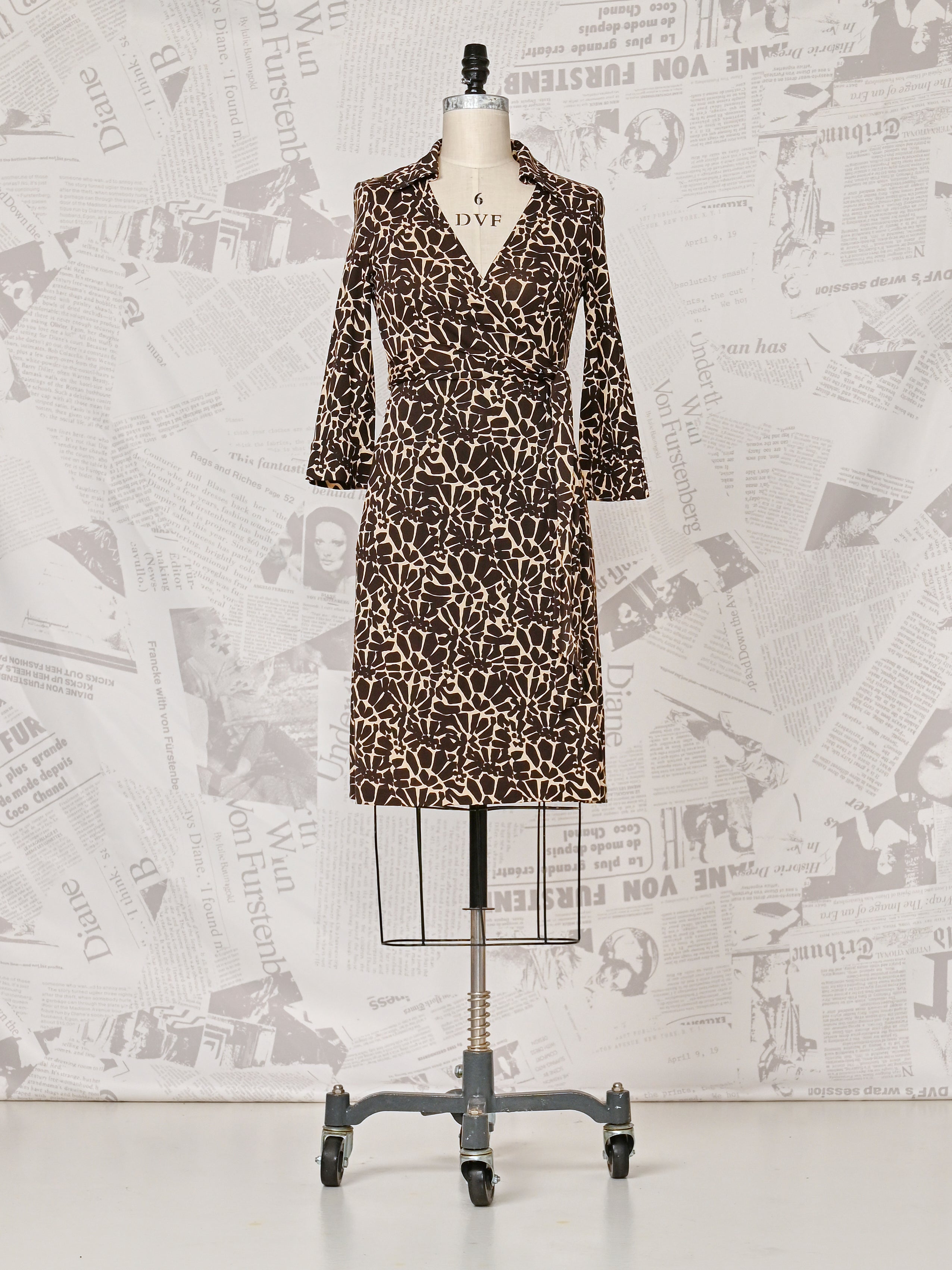 Justin Wrap Dress - DVF Vintage – Diane von Furstenberg