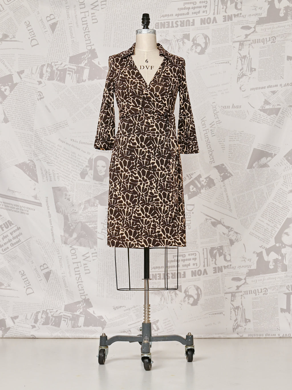 Justin Wrap Dress - DVF Vintage – Diane von Furstenberg