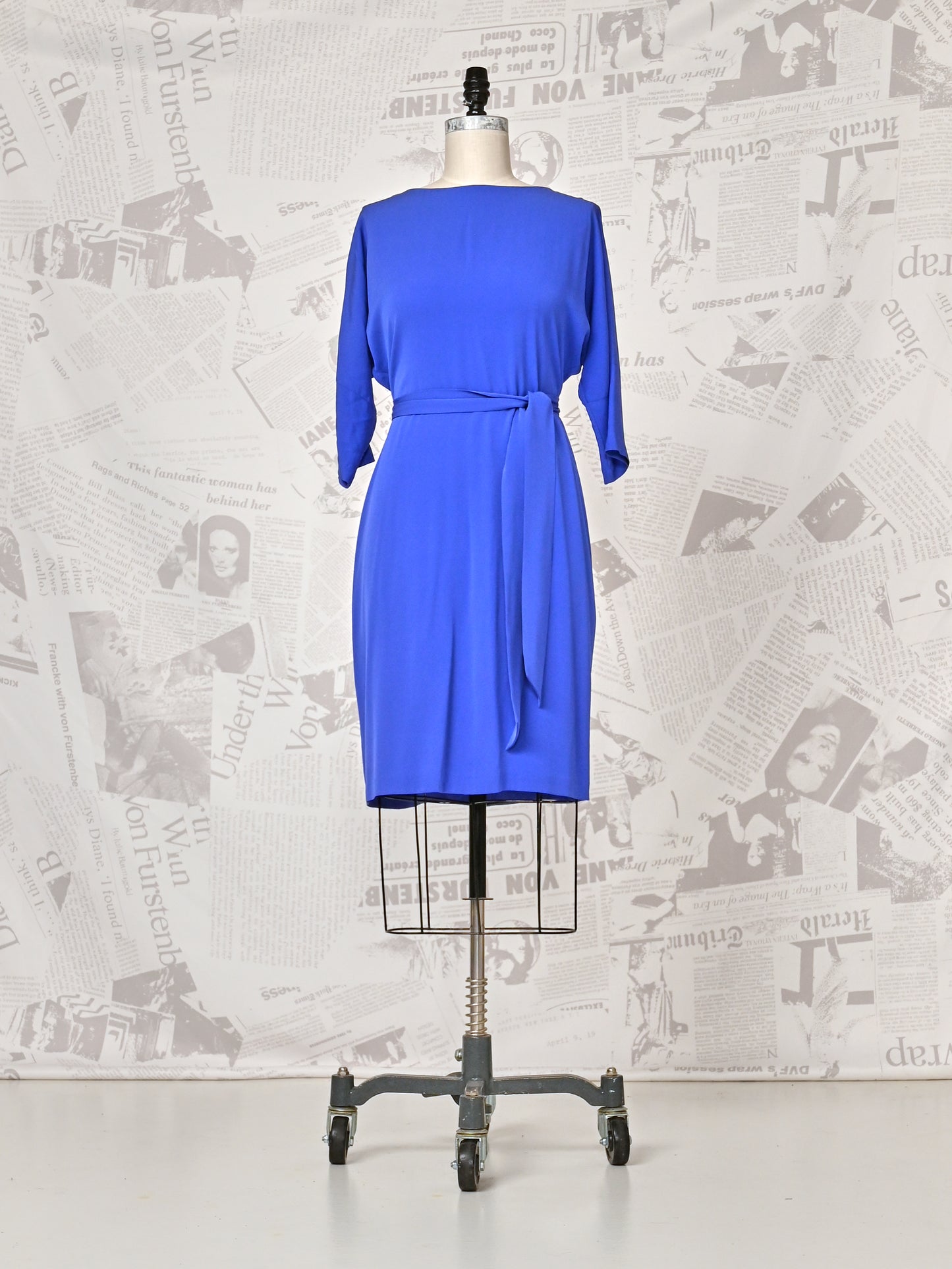 DVF - Blue Silk Dress
