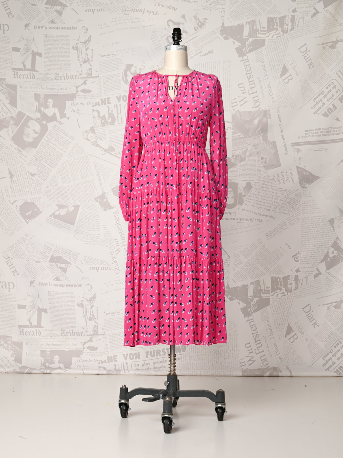 dvf classic dress Dominique – Diane von Furstenberg Yellow