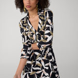 Abigail Maxi Embellished Wrap Dress
