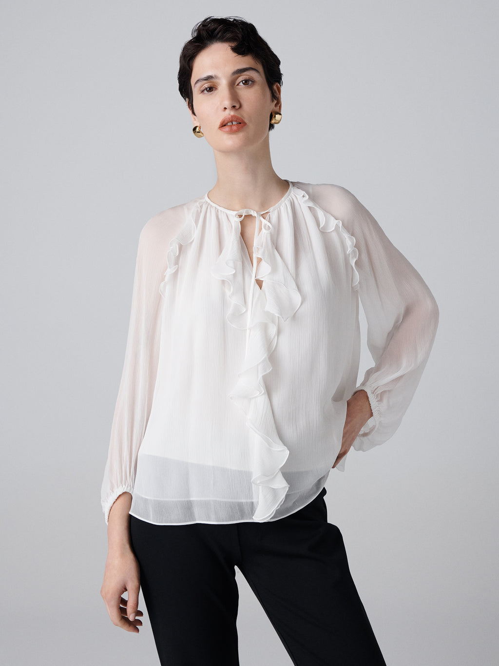 超美品！【DIANE VON FURSTENBERG】長袖 niko∞2525 Nicky Top – Diane von Furstenberg