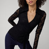 Perfect Wrap Lace Top