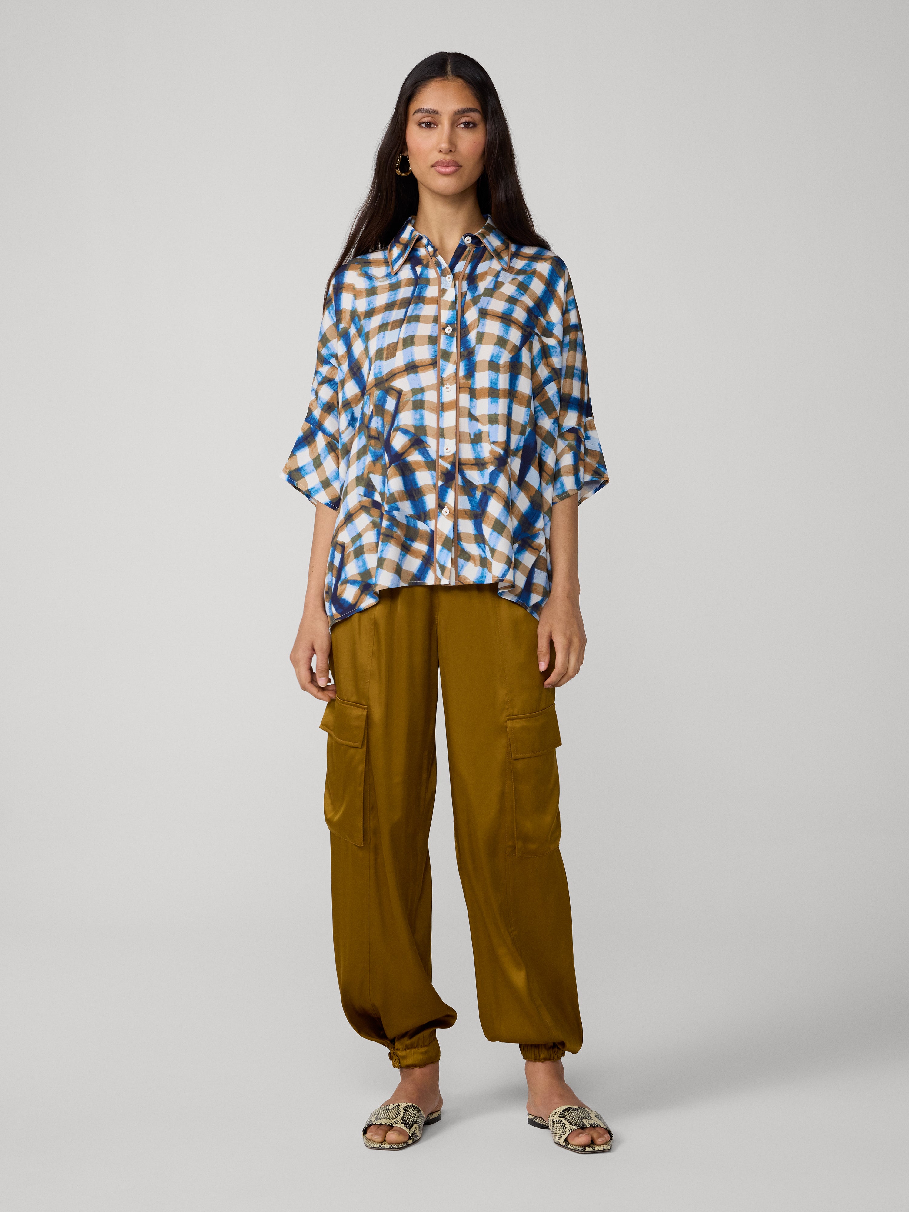 DIANE von FURSTENBERG - DIANE von FURSTENBERG シルクブラウス　S  新品.未使用 Diane Short Sleeve Top – Diane von Furstenberg