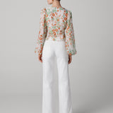 Mary Silk Chiffon Top
