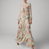 Mary Silk Chiffon Top