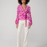 Flora Wrap Top