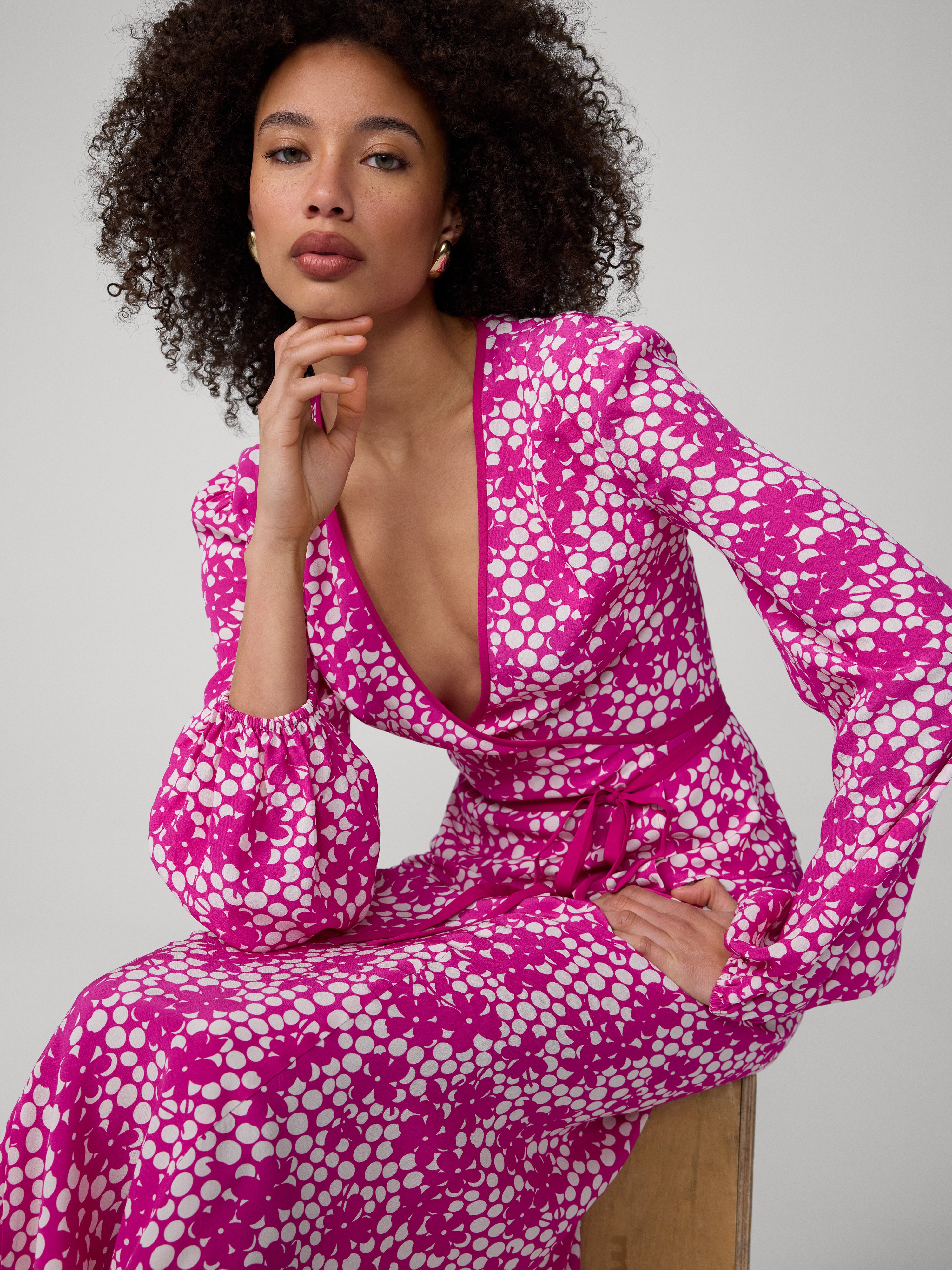 Flora Wrap Top – Diane von Furstenberg