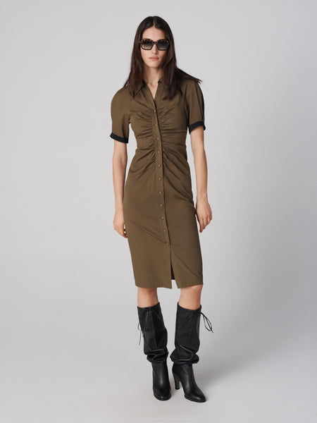 DVF 6 Diane Von Furstenberg MELODI Silk Jersey Dress Snake