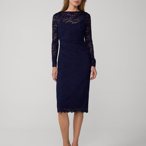 navy lace dress with sleeves Darrius Long Sleeve – Diane von Furstenberg price:21.00 Machine wash The First-Time Guide to Color:Rose Bud