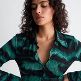 Diane Jersey Shirt Dress