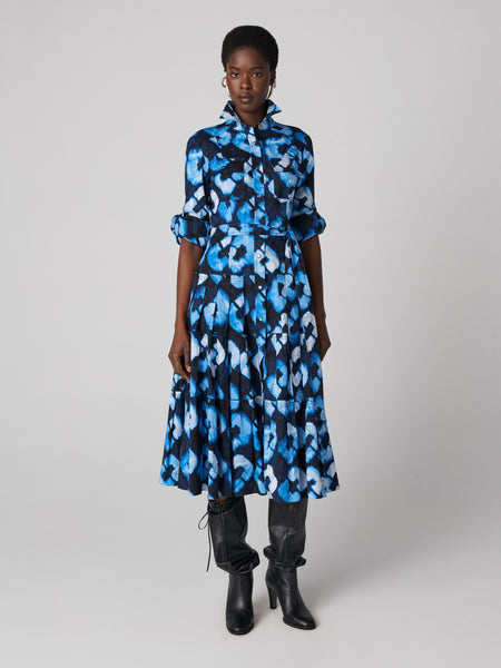 DIANE VON FURSTENBERG クレープ プリント ミディラップドレス DIANE VON FURSTENBERG クレープ ミディラップドレス プリント