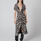 Paisley Wrap Dress