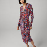 Paisley Long Sleeve Dress