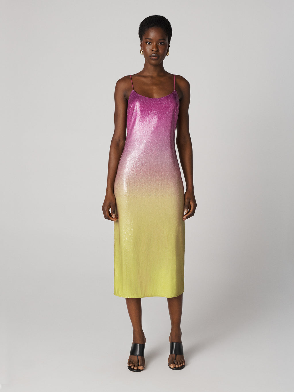 【DIANE von FURSTENBERG】アグスティン ラメ ミディドレス DIANE von FURSTENBERG】アグスティン ラメ ミディドレス