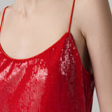 Jane Sequin Slip Dress