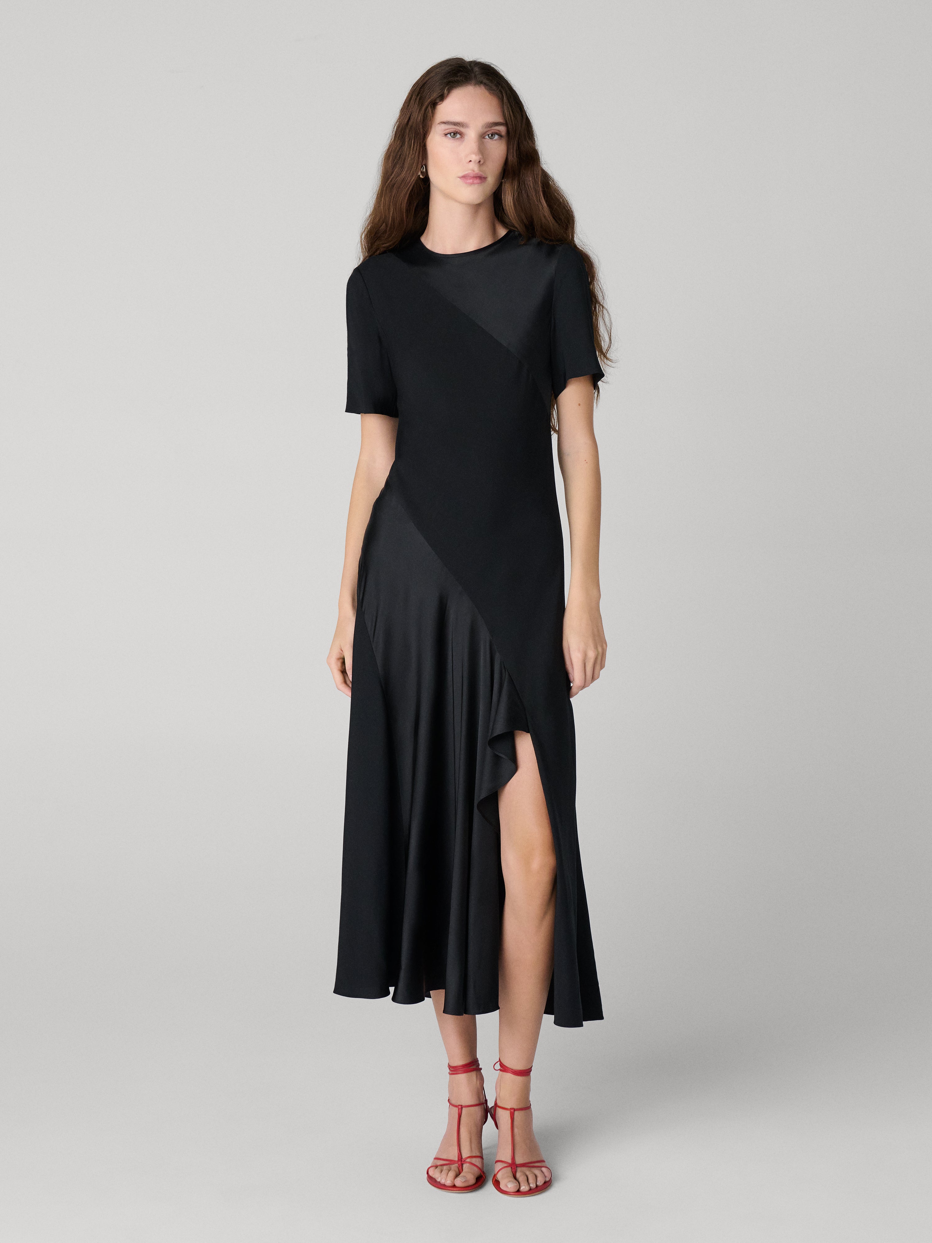 スーツ・フォーマル・ドレス ANDRESD drape dress BLACK Buy Adrianna Papell Black Knit Crepe Tuxedo Wrap Dress from Next USA
