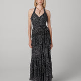 Patricia Halter Mesh Dress