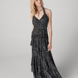 Patricia Halter Mesh Dress