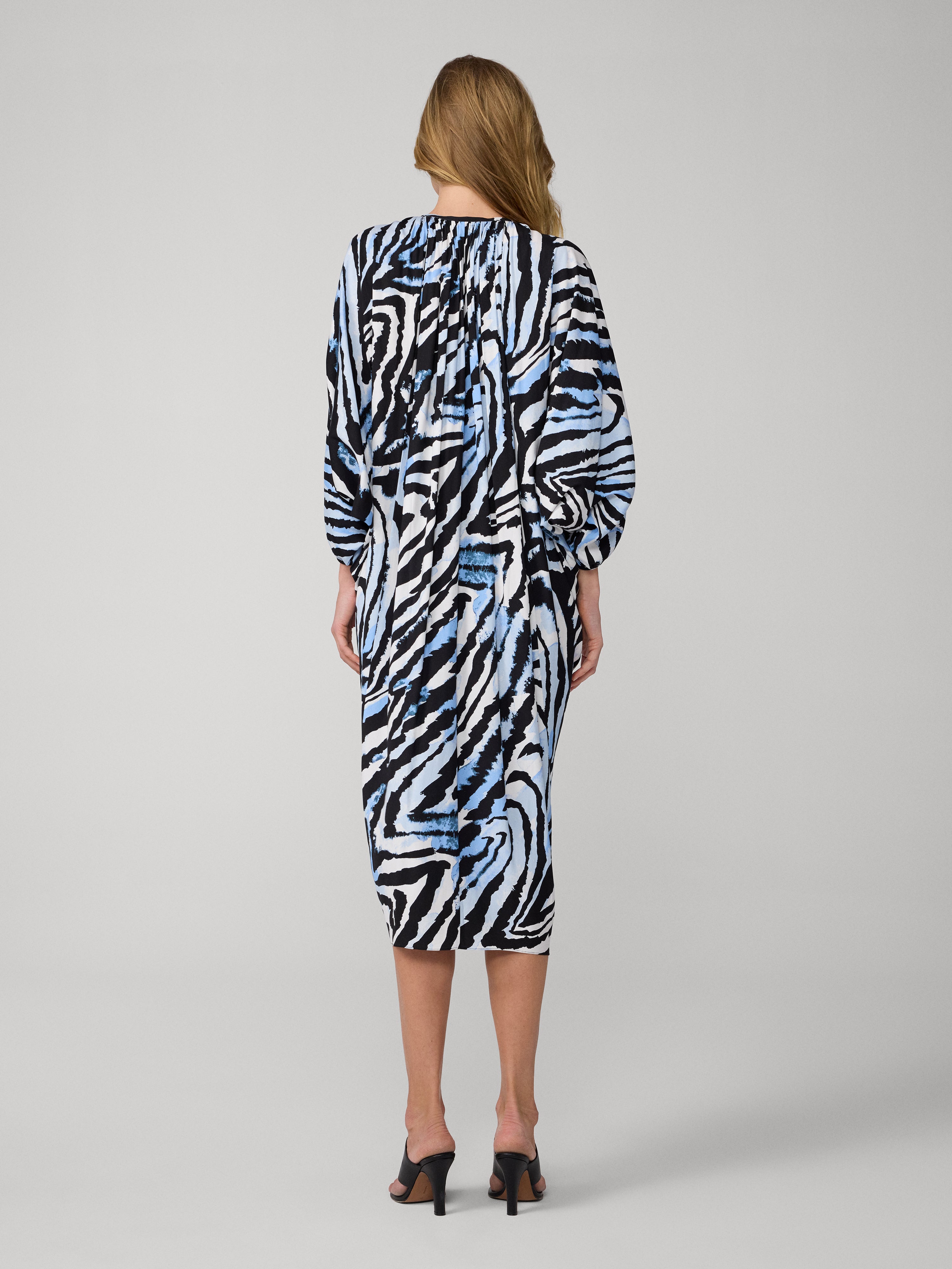 dvf abigail midi wrap dress Abigail Silk Jersey Midi Wrap Dress  Diane von Furstenberg