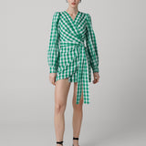 Amira Cotton Wrap Dress