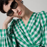 Amira Cotton Wrap Dress