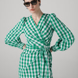 Amira Cotton Wrap Dress